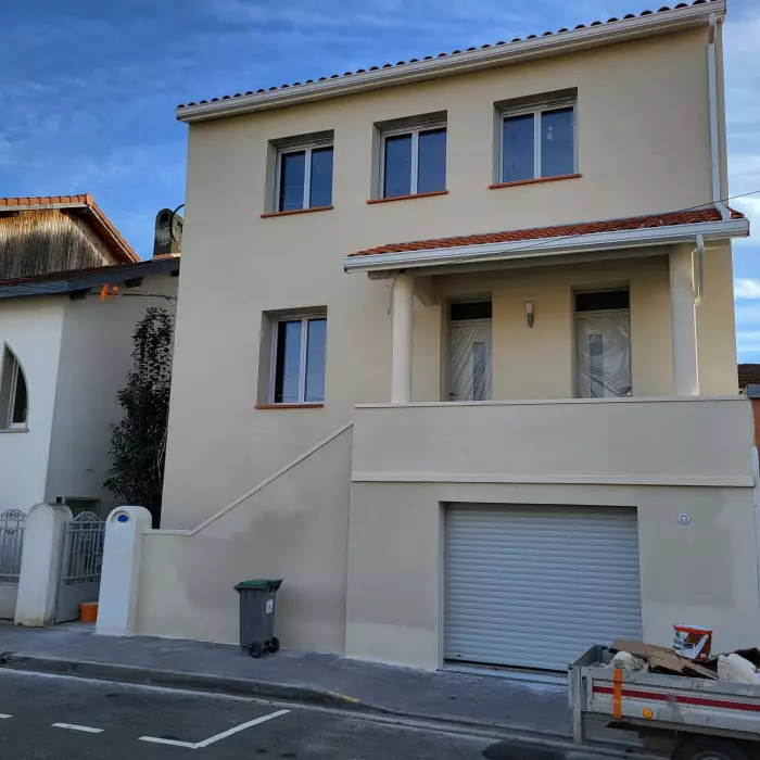 Chantier de surélévation d'une maison à Toulouse - Fin du chantier