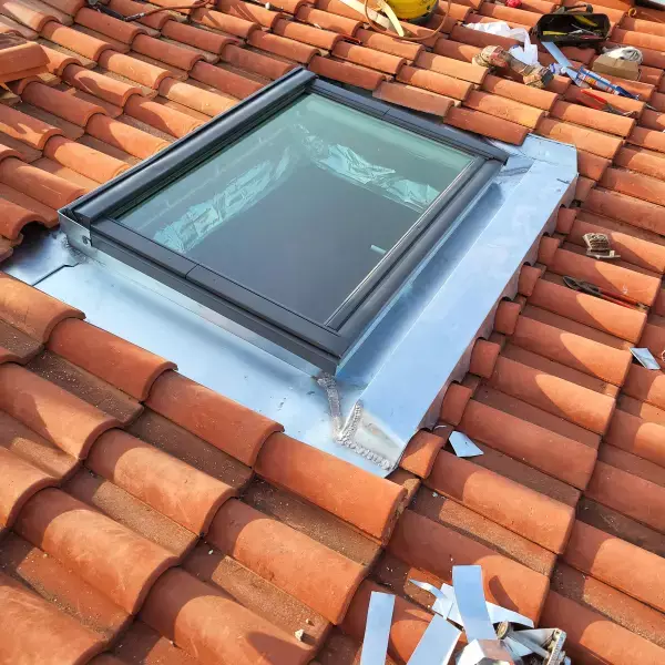 Chantier de remplacement de zinguerie sur mesure